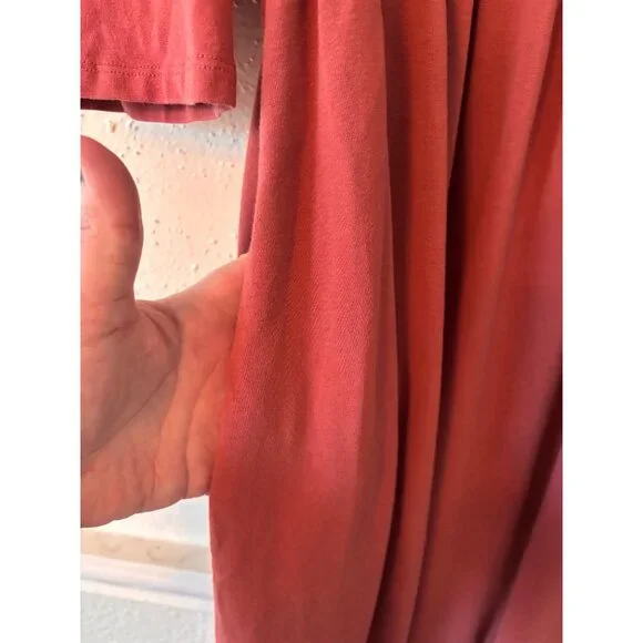 Matilda Jane Joanna Gaines Country Drive Maxi Dress Rust Red 3/4 Sleeve Pockets - Picture 10 of 12